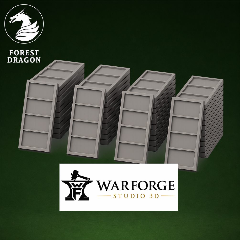 [FD-BASES-4SL-10] Peana 4 huecos lisa (10mm)