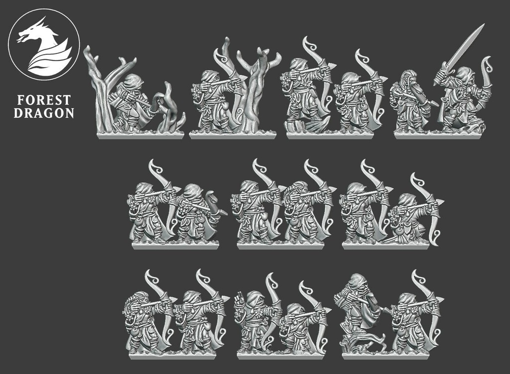 [FD-WOOD-WAY-10] Exploradores del Bosque (10mm)