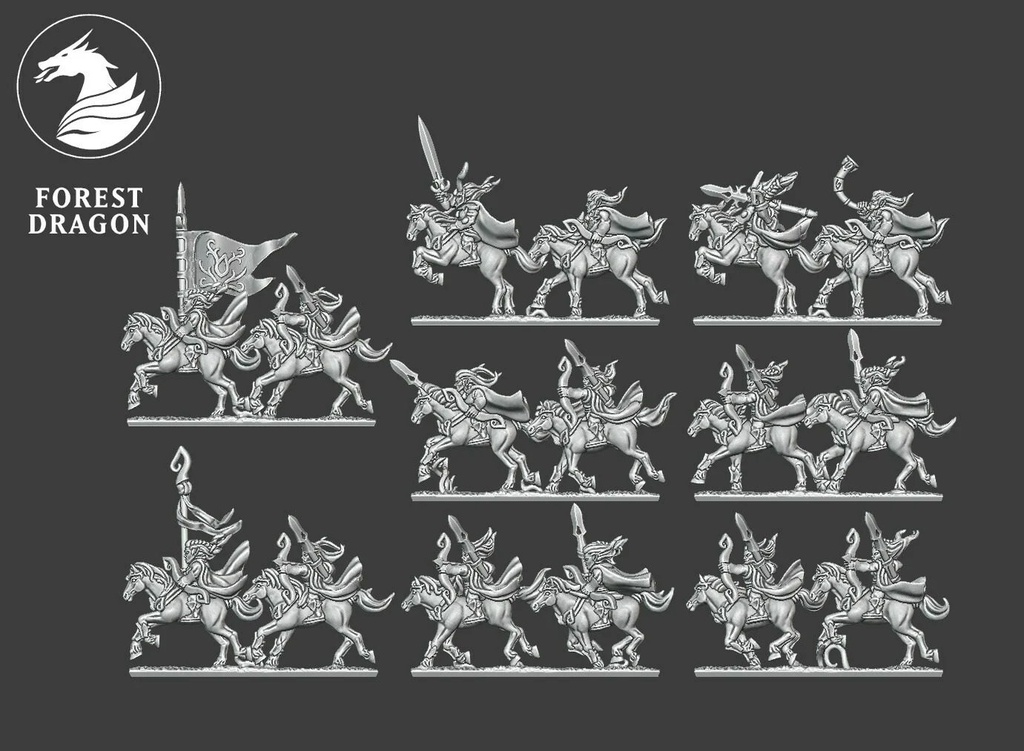 [FD-WOOD-GLA-10] Forest Riders (10mm)