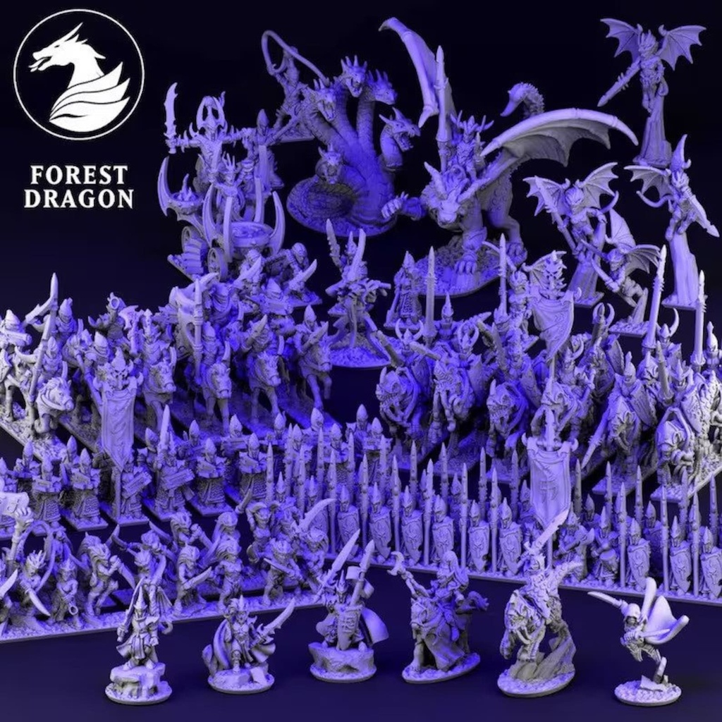 [FD-DARKELVES-STA-10] Shadow Elf Army — Starter Army (10mm)