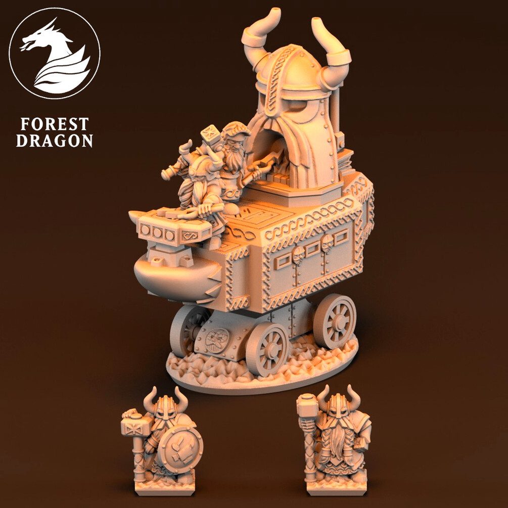 [FD-DWARF-YUN-10] Altar Rúnico (10mm)