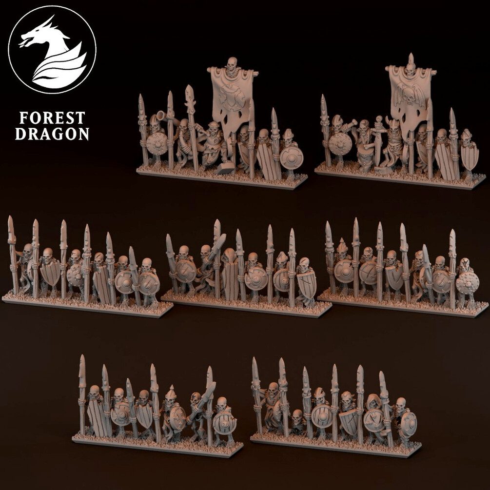 [FD-VCOUNT-SKE-10] Skeleton Warriors (10mm)