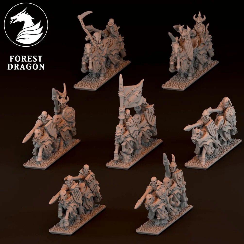 [FD-VCOUNT-BKN-10] Caballeros Funestos (10mm)