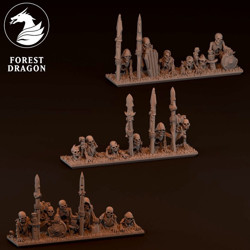 [FD-VCOUNT-SUM-10] Reanimated Skeletons (10mm)