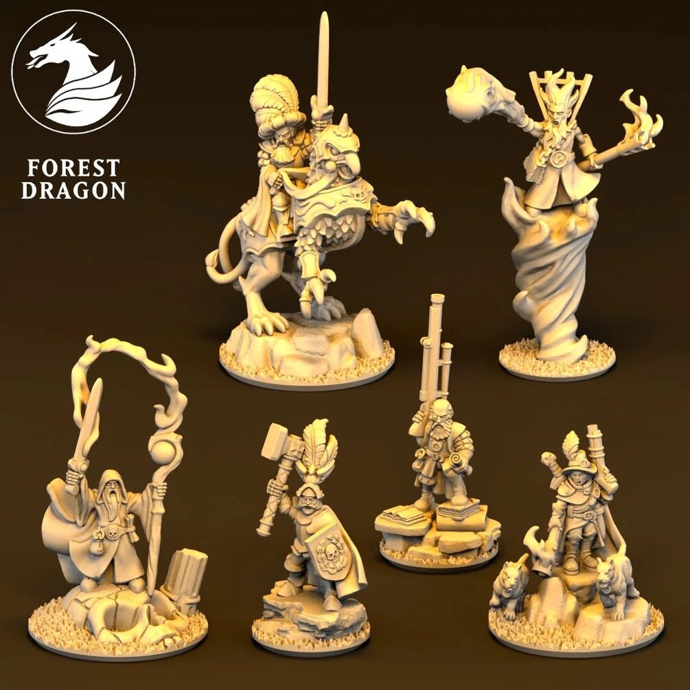 [FD-EMPIRE-HER-10] Imperial Heroes Pack (10mm)