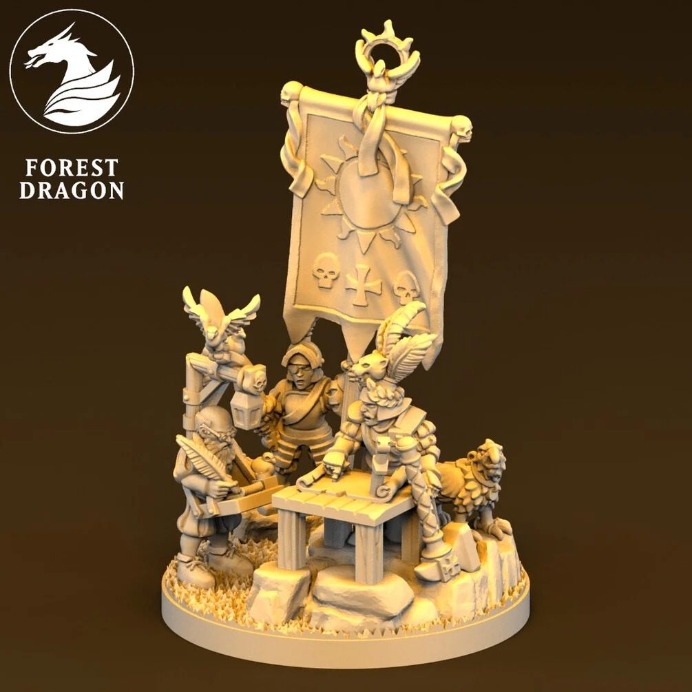 [FD-EMPIRE-GEN-10] Diorama General Imperio (10mm)