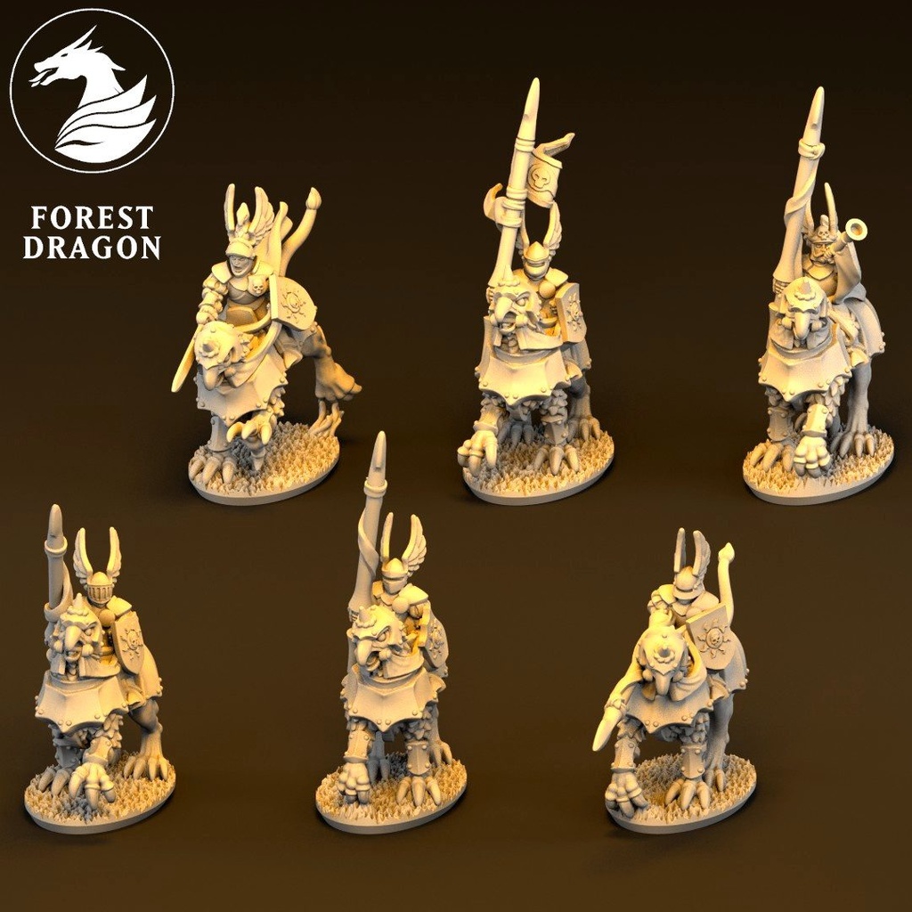 [FD-EMPIRE-GKN-10] Royal Beast Knights (10mm)