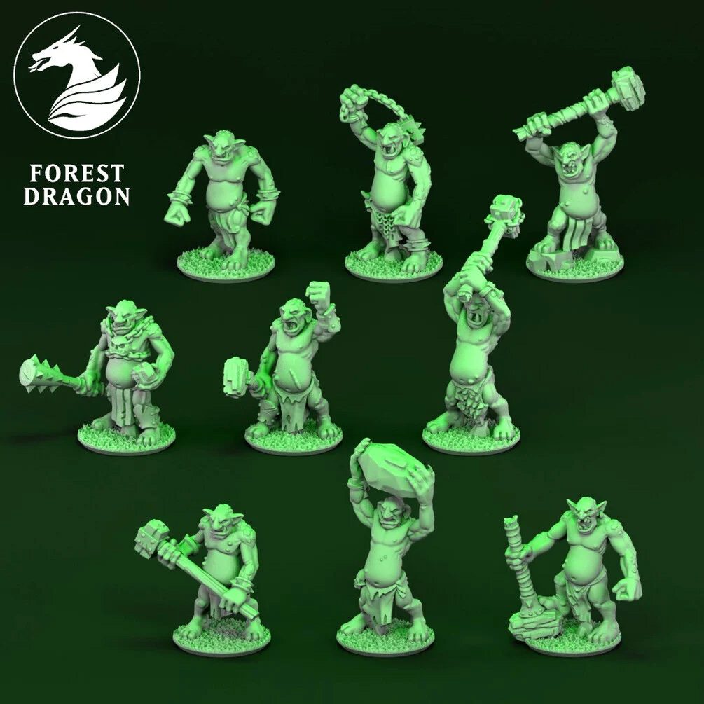 [FD-ORCS-TRO-10] Trolls (10mm)