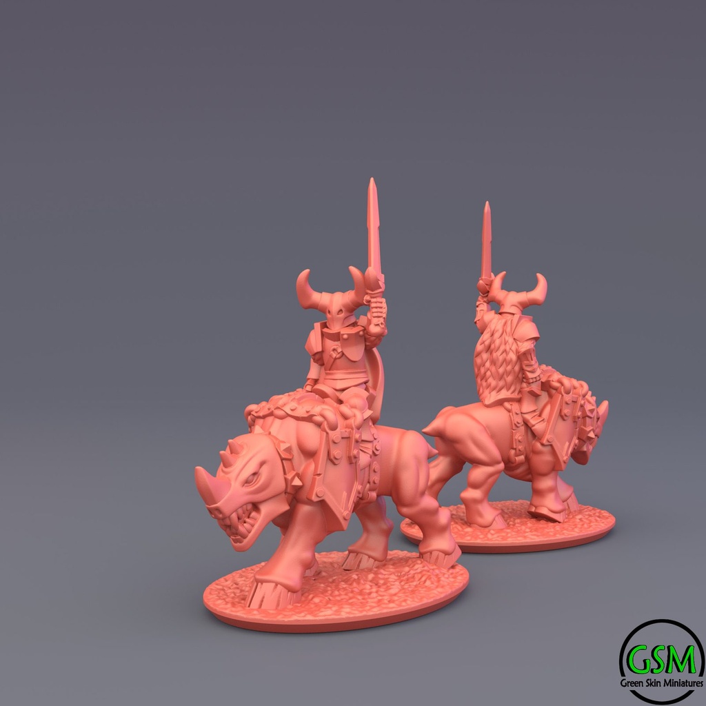 [GSM-BLOOD-HJU-10] Blood Lord on Juggernaut (10mm)