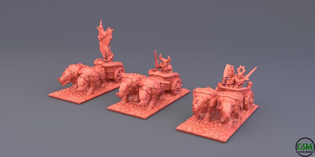 [GSM-BLOOD-CHA-10] Gore Chariots (10mm)
