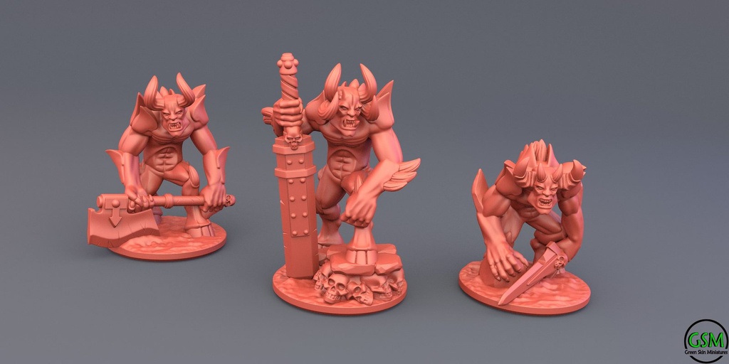 [GSM-BLOOD_DBE-10] Bestias Sangrientas (10mm)