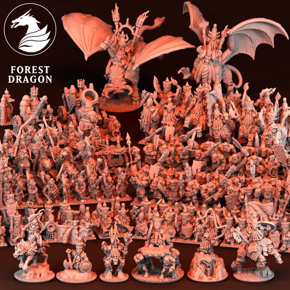 [FD-CHAOSDWARF-STA-10] Ejército Enanos Infernales — Starter Army (10mm)