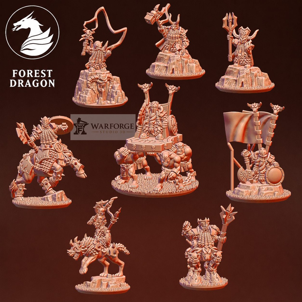 [FD-CHAOSDWARF-HER-10] Pack Héroes Enanos Infernales (10mm)