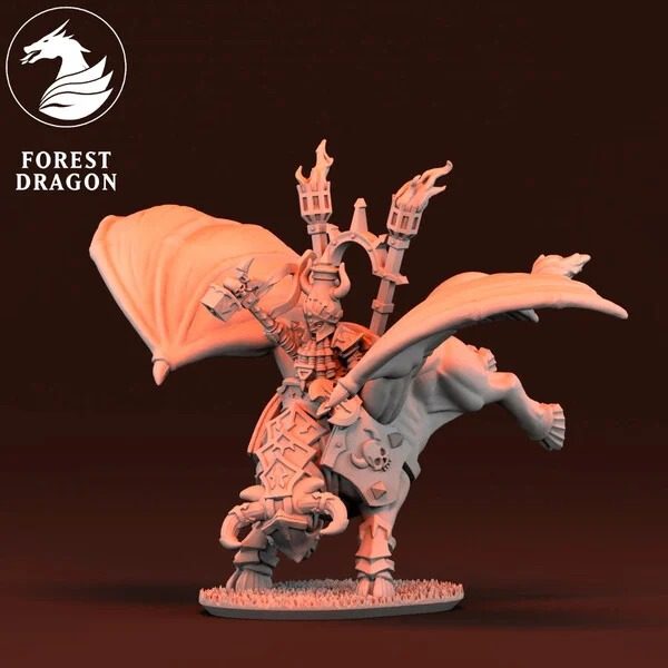 Hero on Great Infernal Bull - Great Hat
