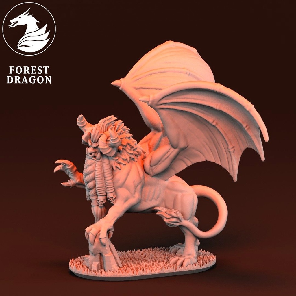 [FD-CHAOSDWARF-LAM-10] Lammasu (10mm)
