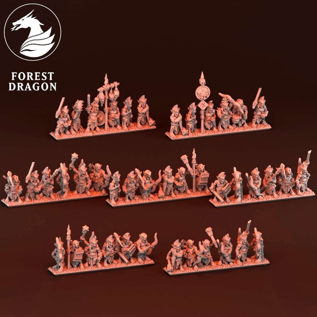 [FD-CHAOSDWARF-HOB-10] Goblins Traicioneros (10mm)