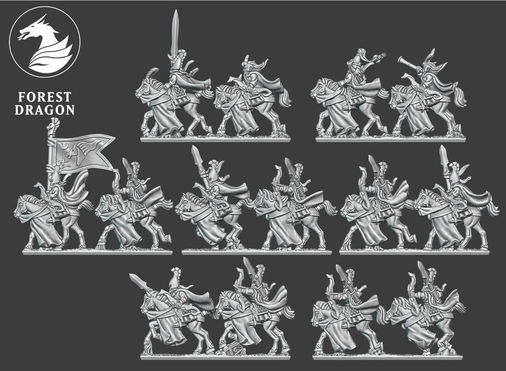 [FD-HIGHELVES-REA-10] Scout Riders (10mm)