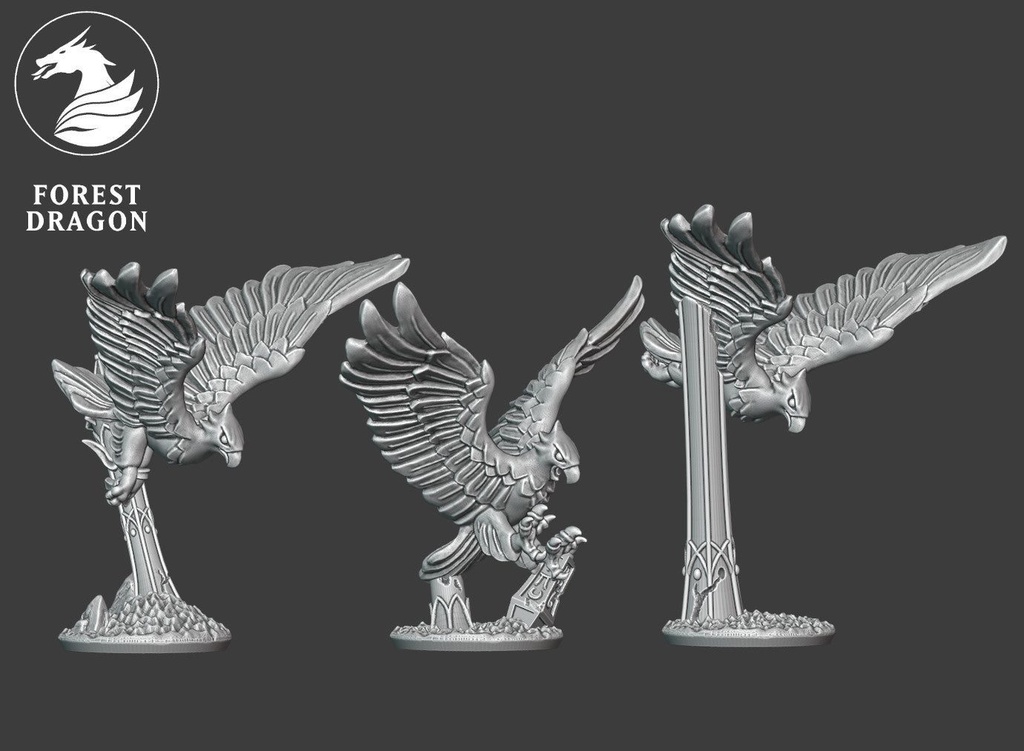 [FD-HIGHELVES-EAG-10] Giant Eagles (10mm)