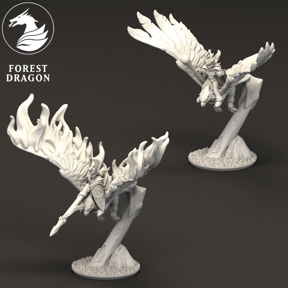 [FD-NOBLELF-HEA-10] Heroes on Eagle (10mm)