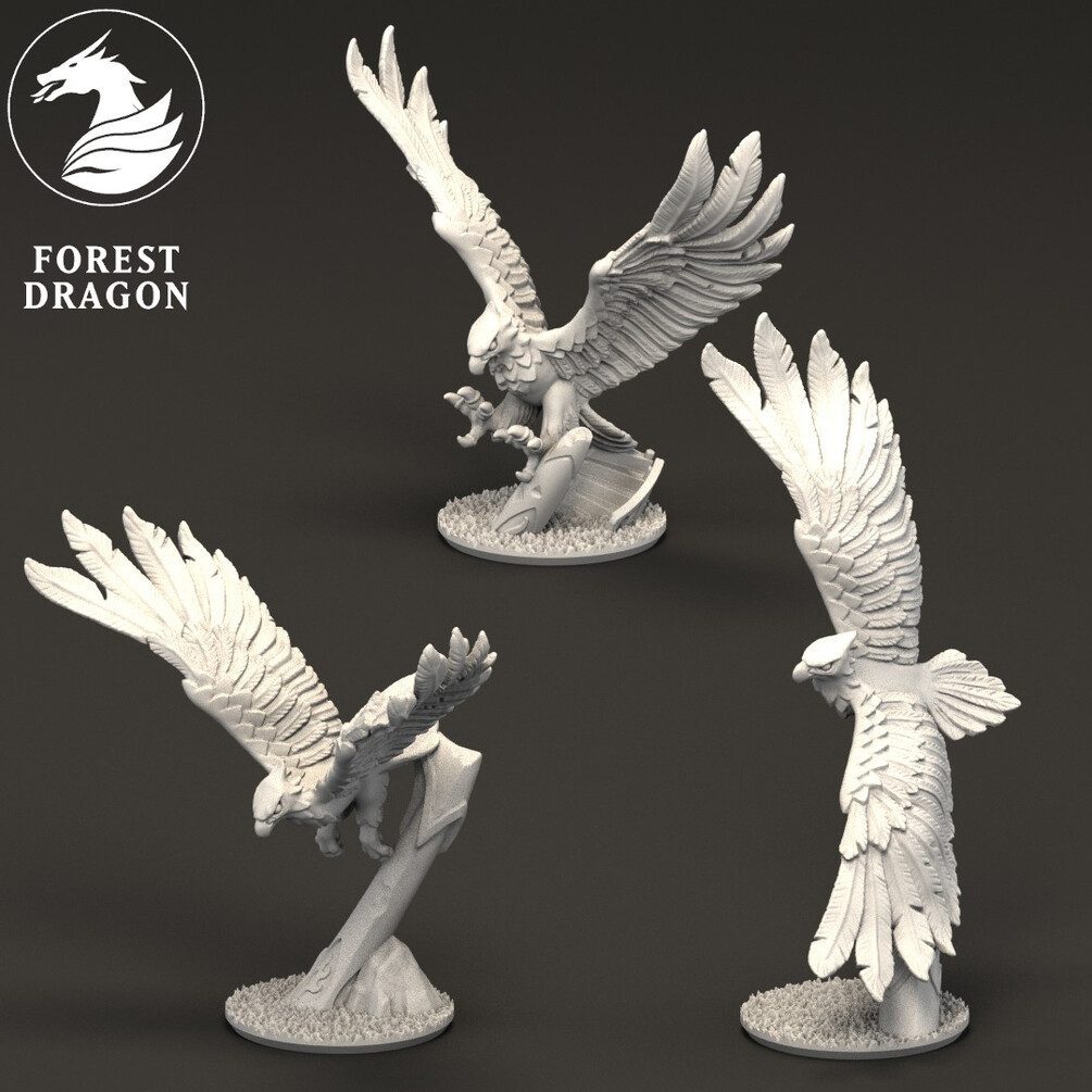 [FD-NOBLELF-EAG-10] Eagles of Aurethil (10mm)