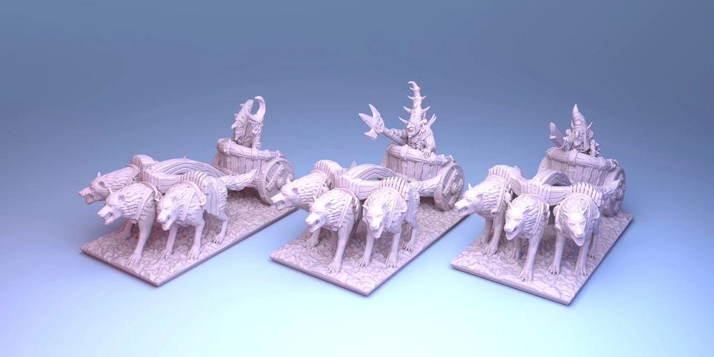 [GSM-GOBLINS-CHL-10] Heroes on Chariot (10mm)