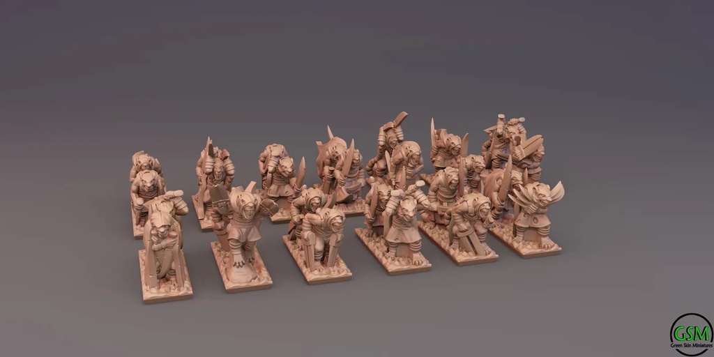 [GSM-RATMEN-GUT-10] Sewer Runners (10mm)