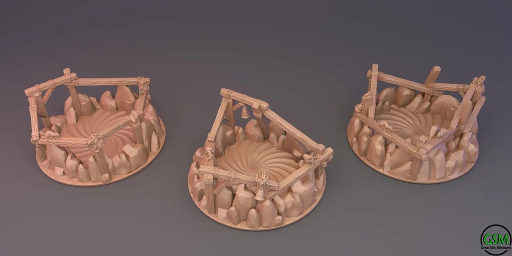 [GSM-RATMEN-GNA-10] Warp Burrows (10mm)