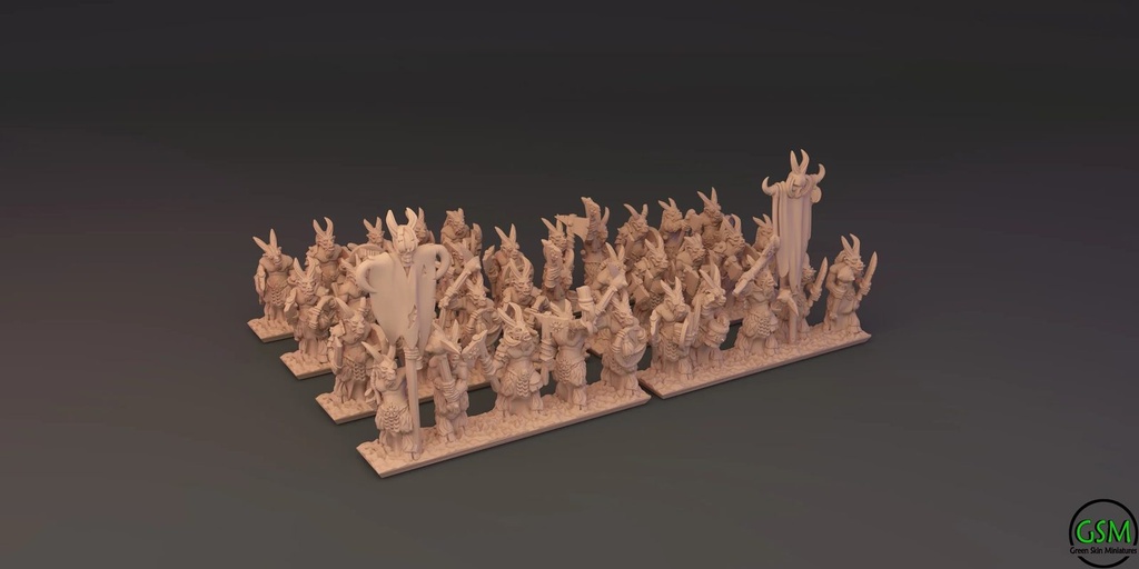 [GSM-BEAST-GOR-10] Guerreros Bestia (10mm)