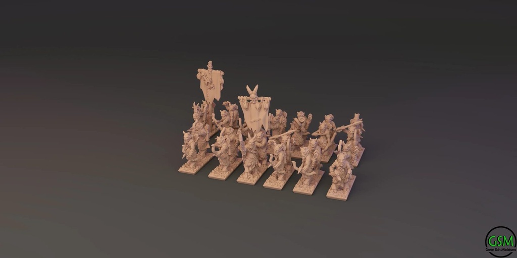 [GSM-BEAST-HAR-10] Hostigadores Bestia - Arco (10mm)