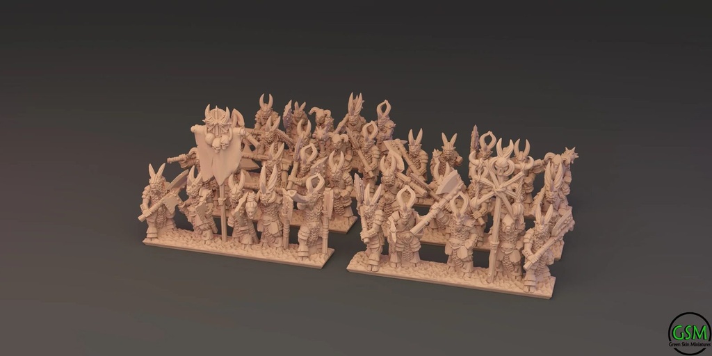 [GSM-BEAST-BES-10] Guardianes Bestia (10mm)