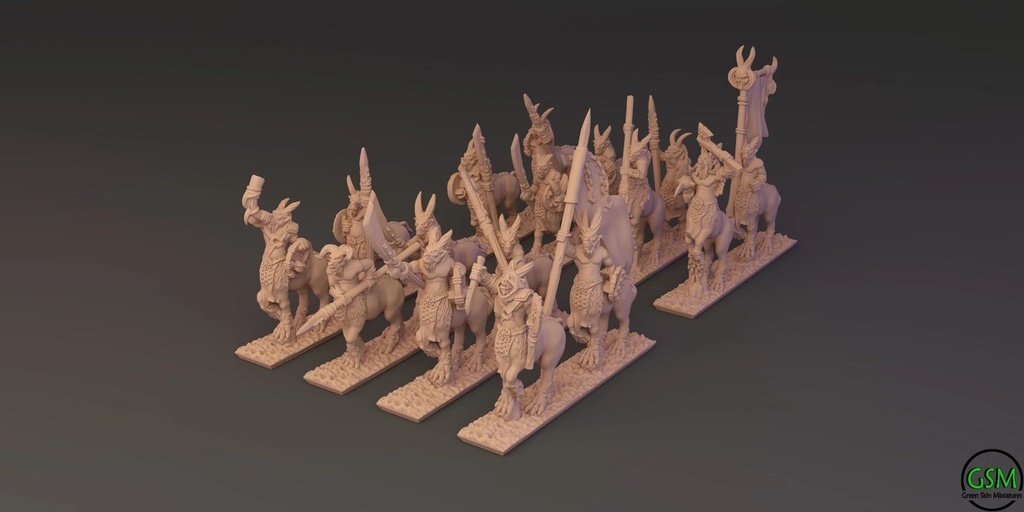 [GSM-BEAST-CEN-10] Beast Centaurs (10mm)