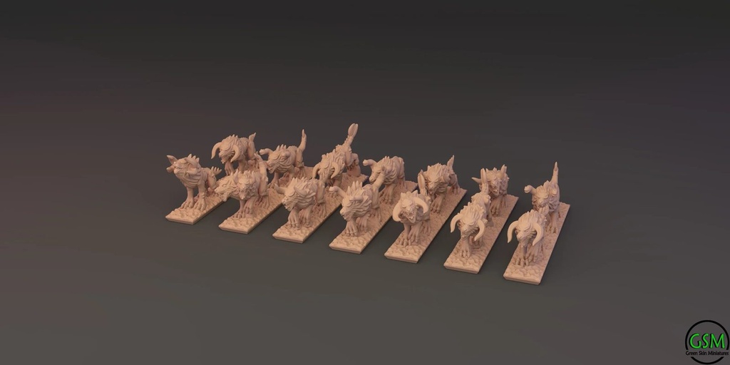 [GSM-BEAST-HOU-10] Chaos Hounds (10mm)