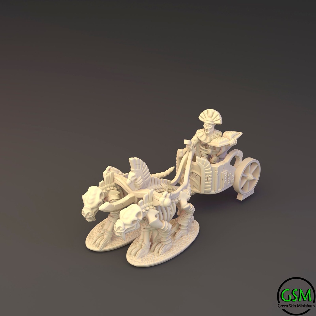 [GSM-SAND-CHL-10] Sacerdote Funerario en Carro (10mm)