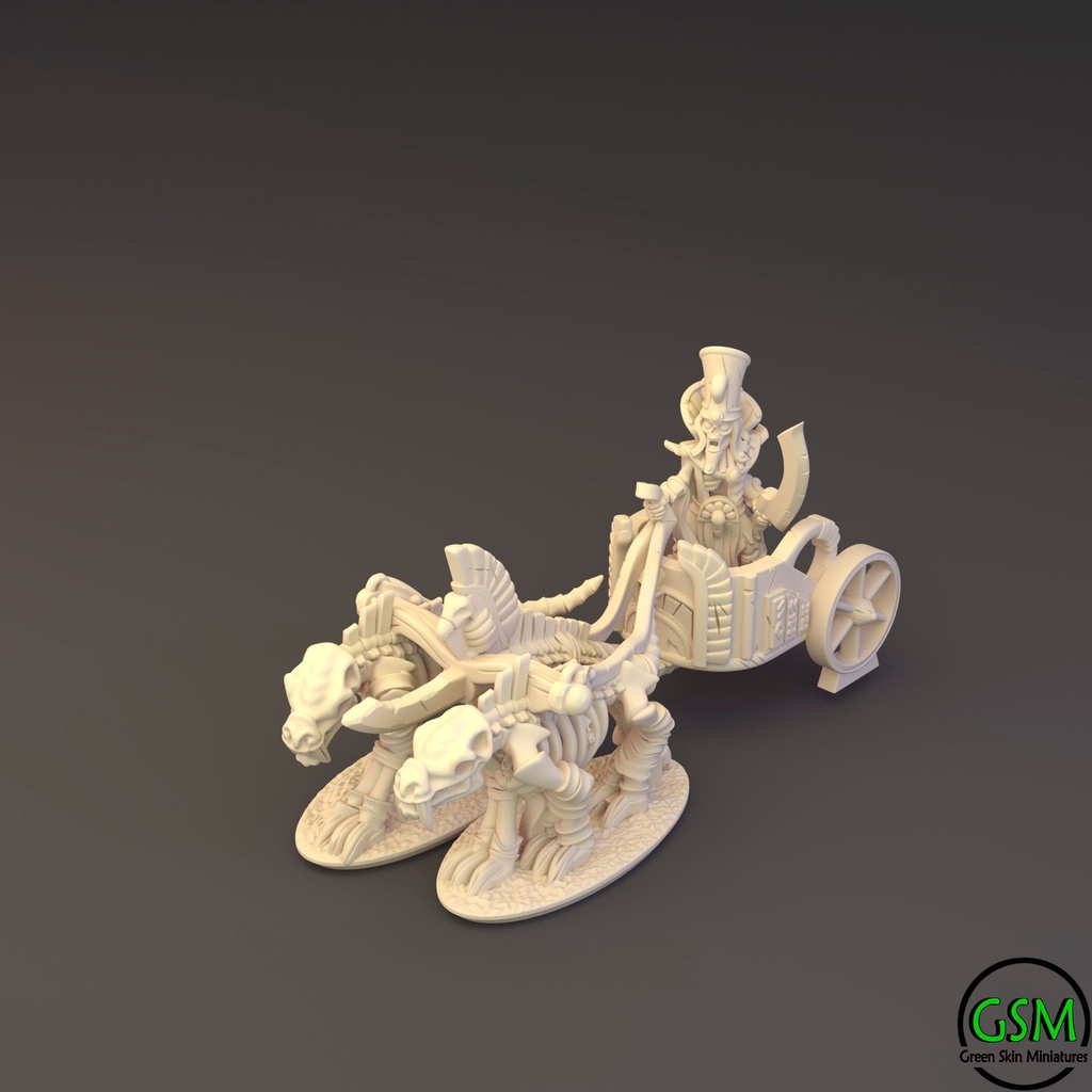 [GSM-SAND-CHT-10] Rey Funerario en Carro (10mm)