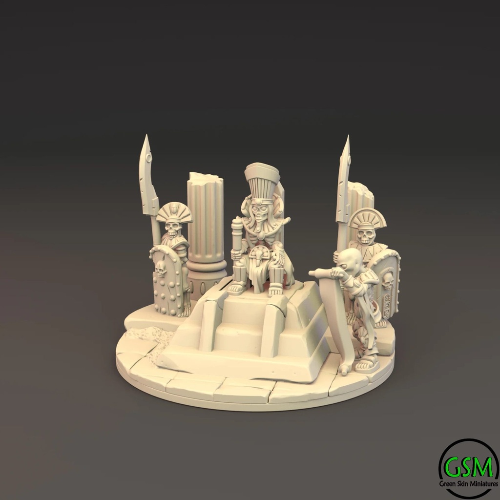 [GSM-SAND-TKV2-10] Diorama Rey Funerario (10mm)