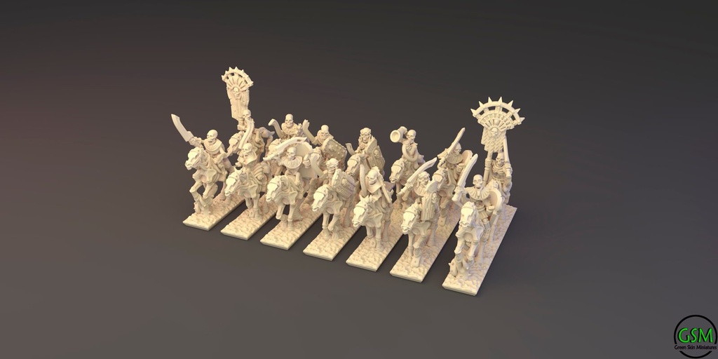 [GSM-SAND-CAV-10] Skeleton Riders - Sword (10mm)